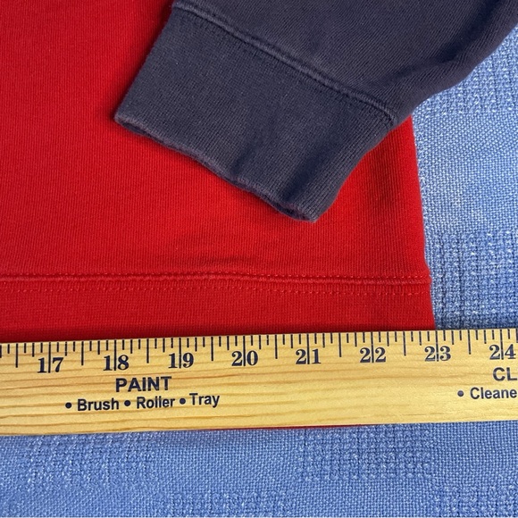 American Eagle L Red White and Blue Crew Pullover Sweatshirt - Picture 10 of 12